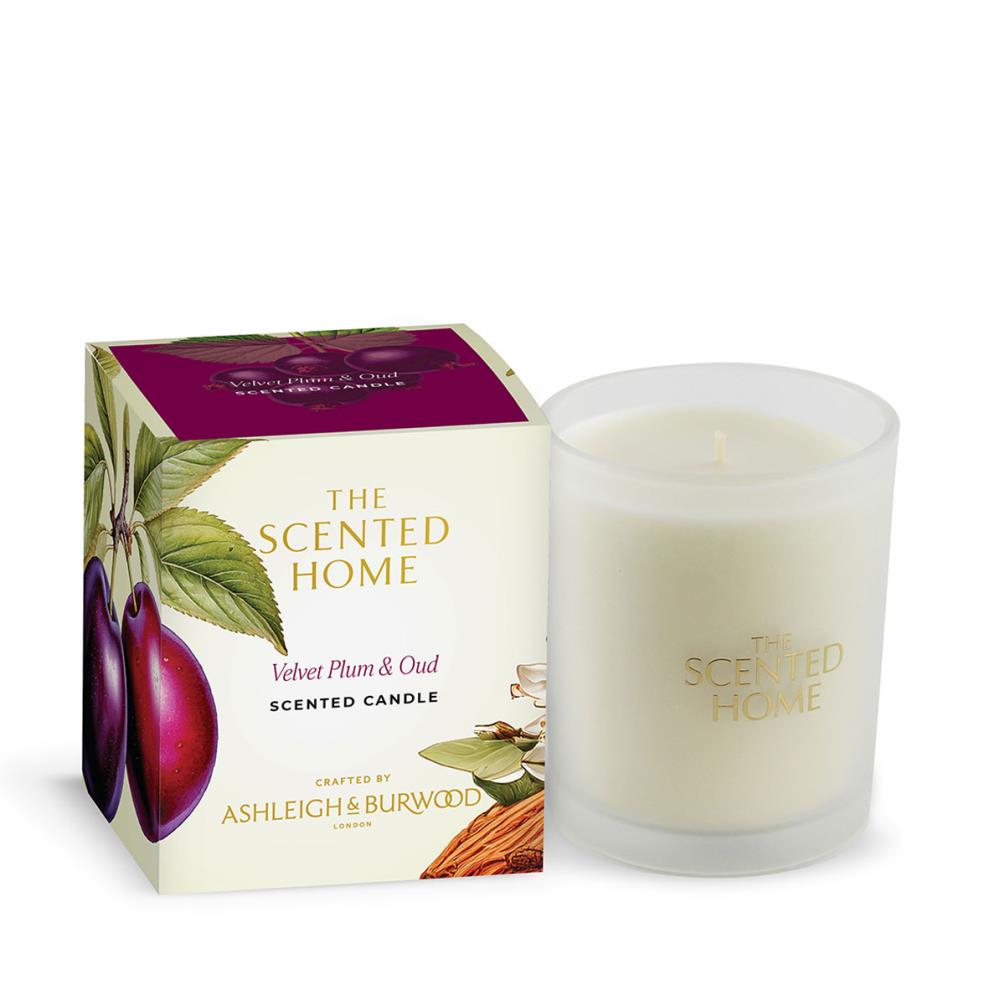 Ashleigh & Burwood Velvet Plum & Oud Scented Candle £10.79